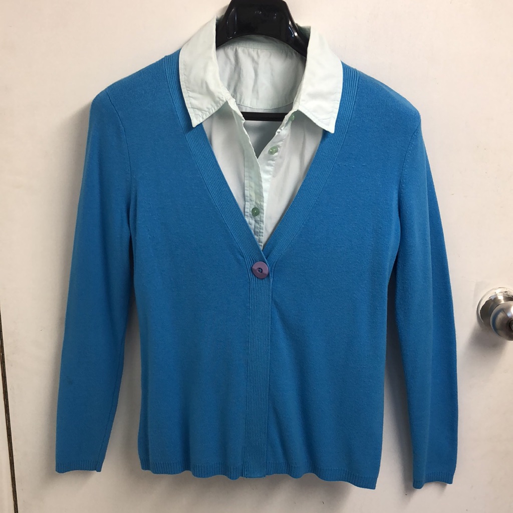 One Cardigan One Shirt One Button
